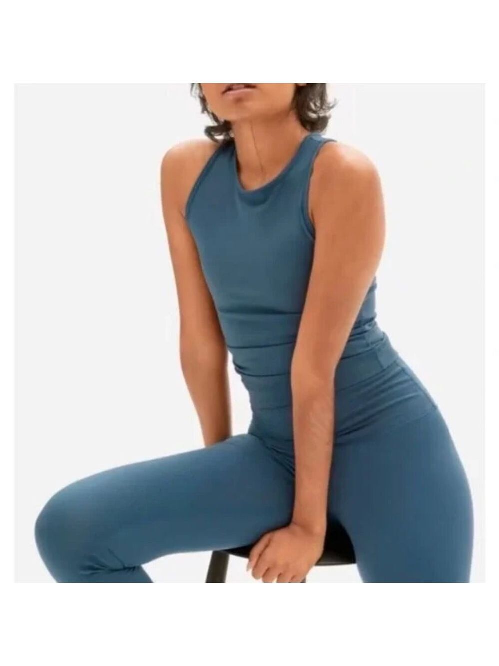 NWT Everlane The Perform Tank In Deep Aegean XXS